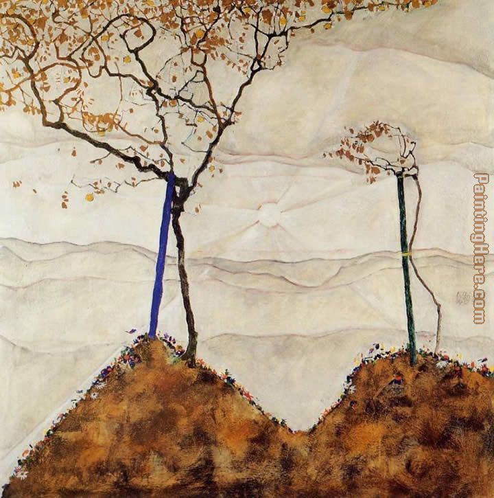 Egon Schiele Autumn Sun I